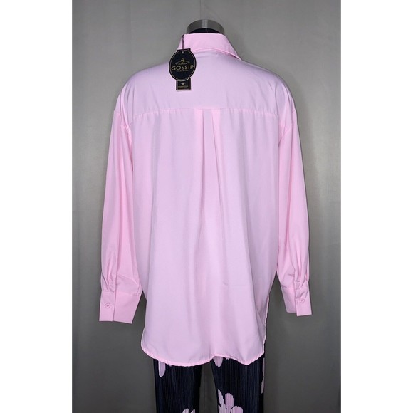 Women Pink Floral Flared Pleated High Waist Pants Co-Ord Set Medium to XL - Picture 5 of 9